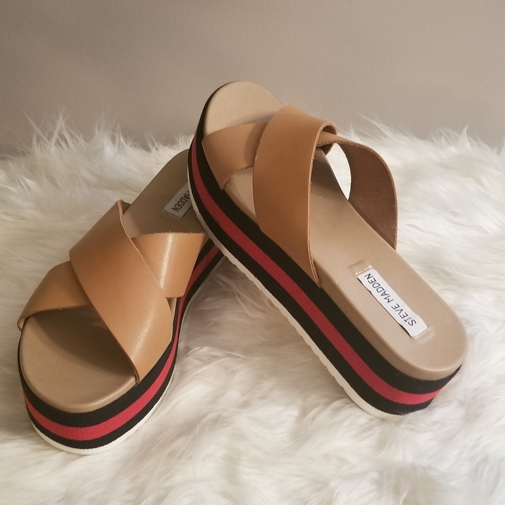 Steve Madden Asher Cognac Multi